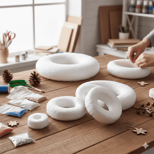 Coronite/ Inele polistiren